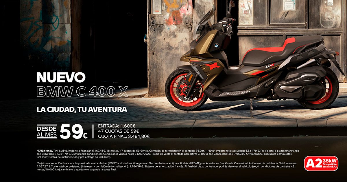 BMW C 400 X desde 59€ al mes*